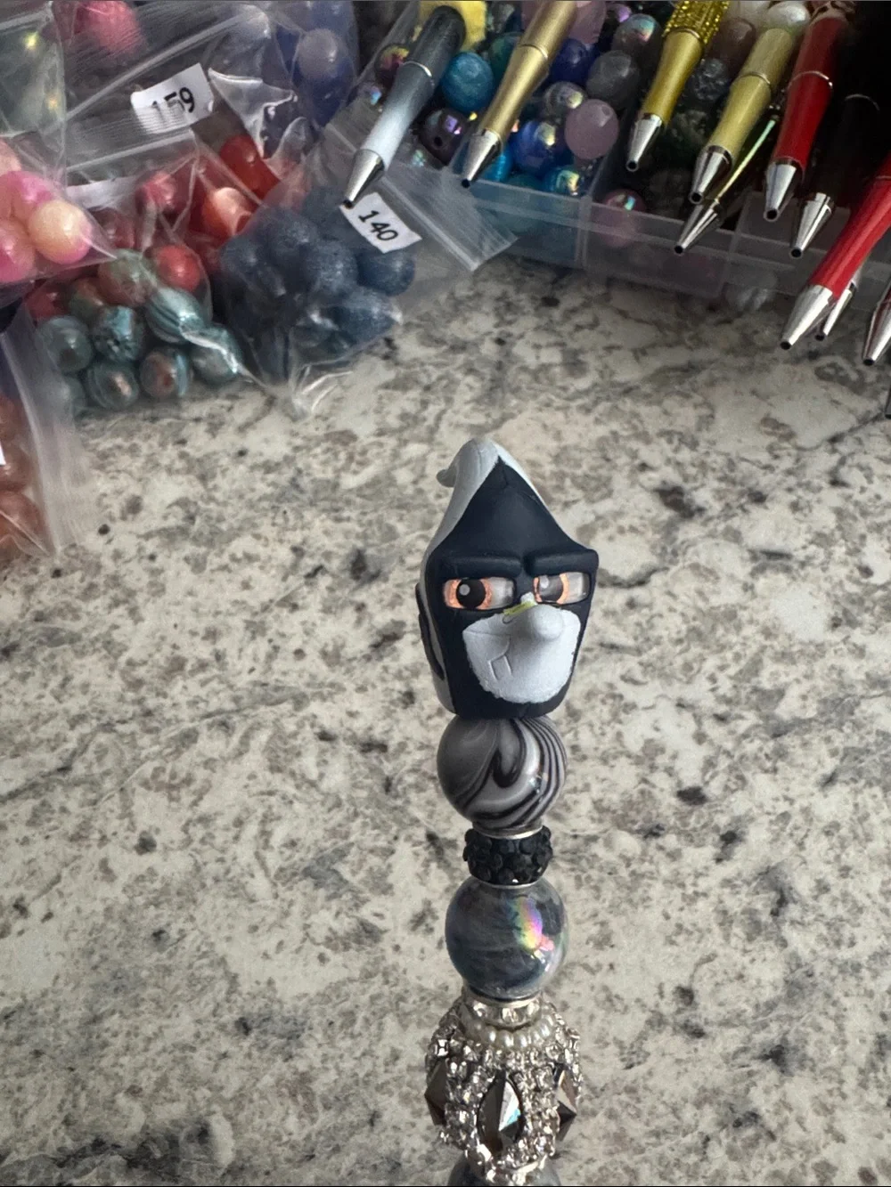 NWOT Disney Doorables Gill Beaded Pen Handmade by Me